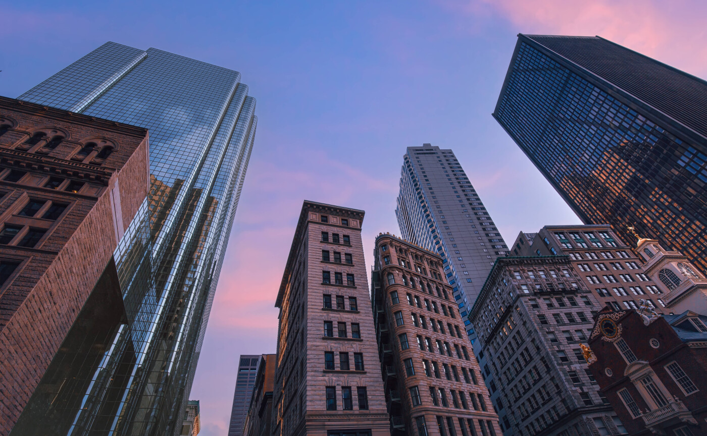 Hochhäuser aus mehr als 100 Jahren prägen die Skyline von Boston – hier befindet sich auch der Sitz von MFS Investment Management
