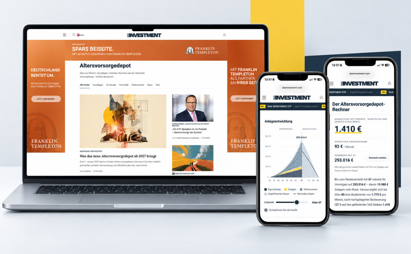 DAS INVESTMENT startet Altersvorsorgedepot-Hub