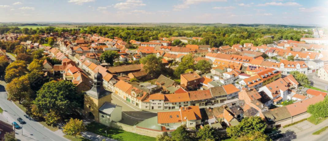 Altstadt von Sömmerda. Dort ist Eigentum im Vergleich zur Miete bundesweit am vorteilhaftesten.