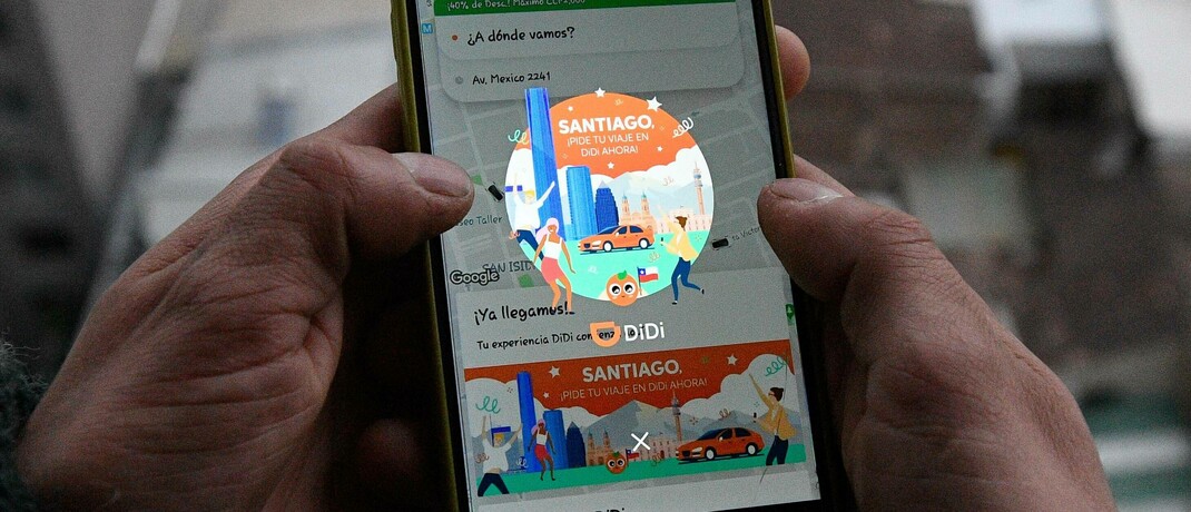 App des Fahrdienstleisters Didi Global