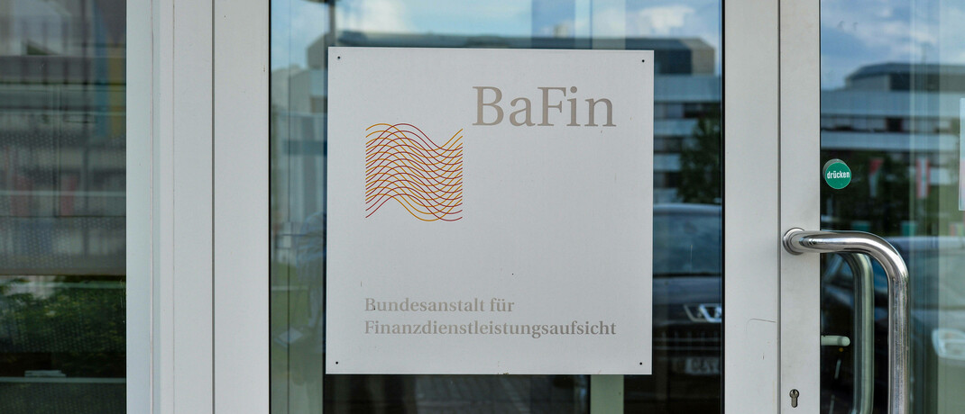 Logo am Bafin-Sitz in Bonn