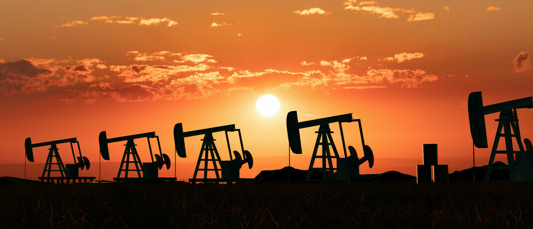 Ölförderpumpen in Texas